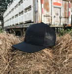 104018 TRUCKER MESH BLACKOUT