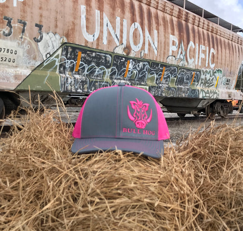 104014 Trucker Mesh Neon Pink