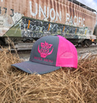 104014 Trucker Mesh Neon Pink