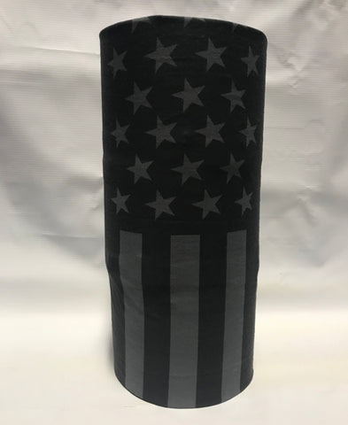 800101 Blackout American Flag Face Shield